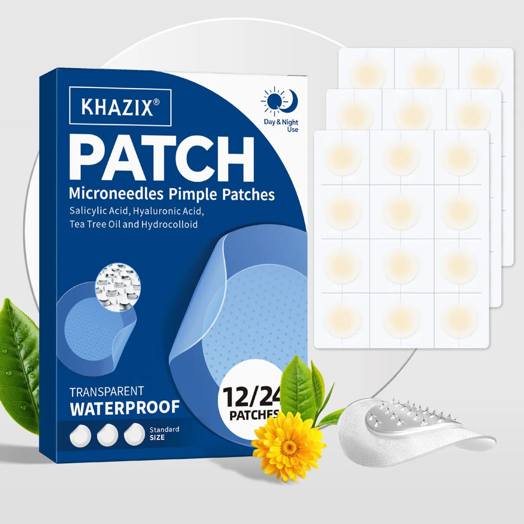 Micro Needle Pimple Patch (24 Pack) Hydrocolloid Micropoint Pimple Patch For Acne & Pimples Microdart Patch, Micro Dart Pimple P Quake