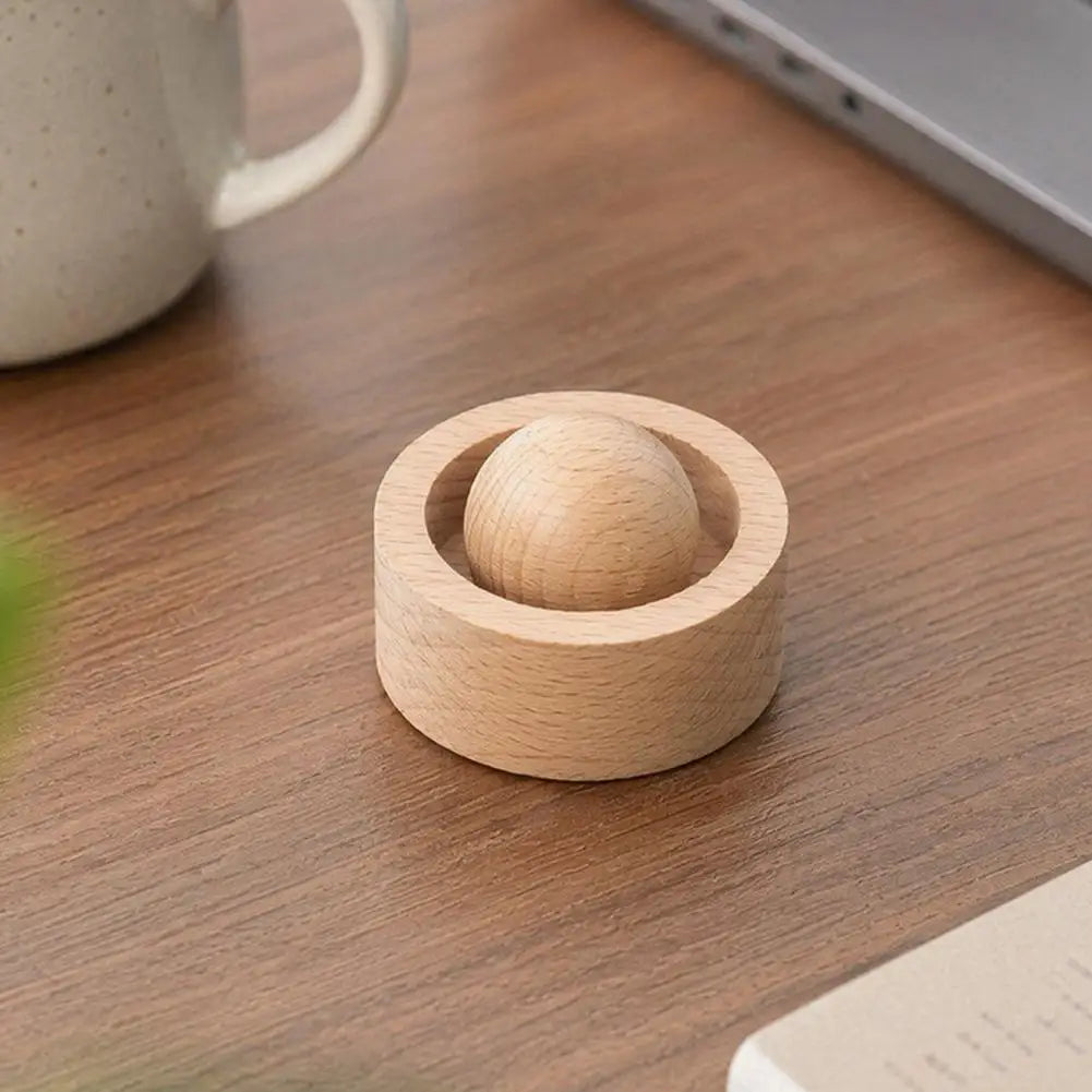 Wood Essential Oil Diffuser, Mini Sphere Shaped Wooden Aromatherapy Diffuser, Small Round Oil Diffuser for Home Office Car Inter Quake