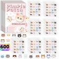 600pcs Cartoon acne patch, cute cat-shaped facial concealer acne patch, safe, non-toxic, Quake 600pcs