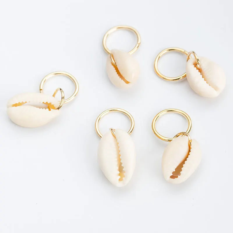 5pcs/Pack Stars Ring Charms Hair Braid Dread Dreadlock Beads Clips Cuffs Rings Jewelry Dreadlock Clasps Hair Accessories Tools Quake 5pcs 20