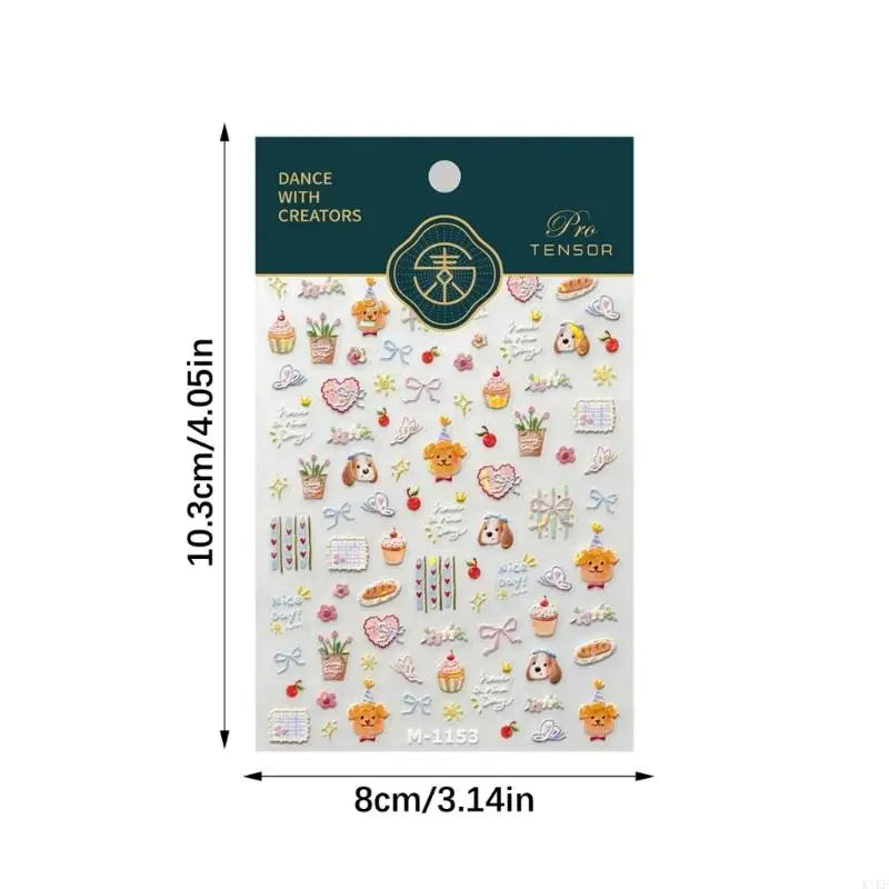 3D Puppy Decals Stickers Suitable For Phone Case Scrapbooking Laptop Notebook With Adhesive Backing And No Residues K1KF Quake