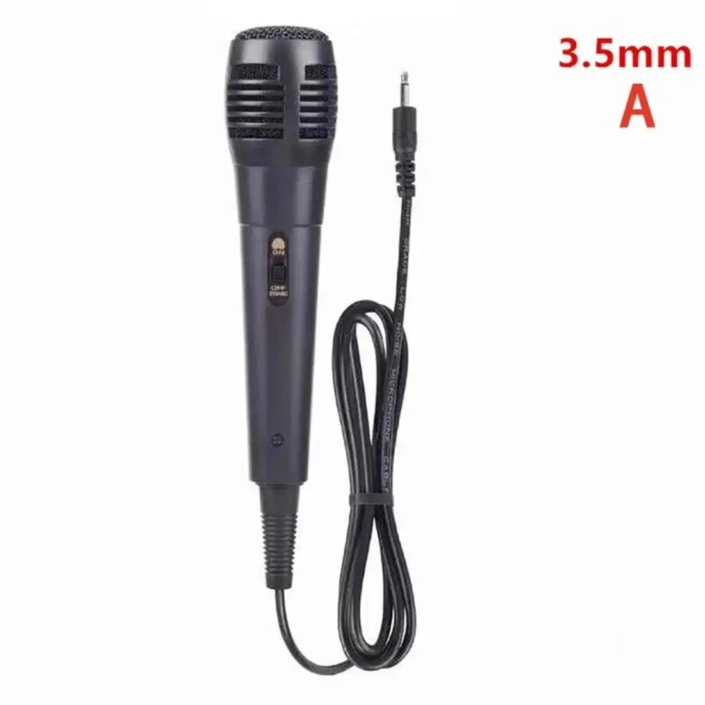 New Professional Dynamic Microphone Integrated Wired Vocal Mic Black Portable Karaoke Recording Quake A