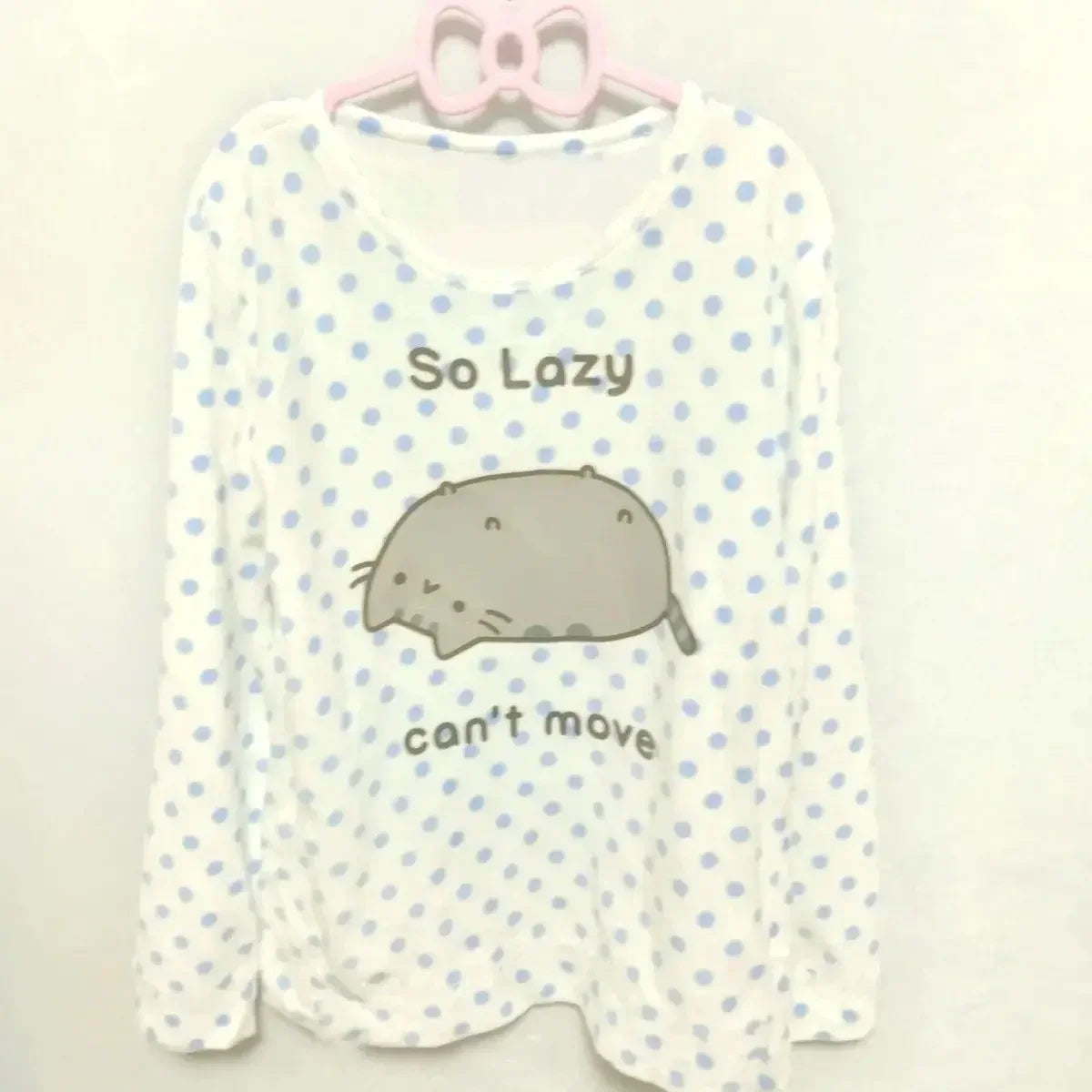 Japanese Fairy Polka Dots T Shirt Women Y2K Aesthetic Kawaii Cartoon Casual Tops Autumn Sweet Harajuku Grunge Loose Tees Quake Wave Point S