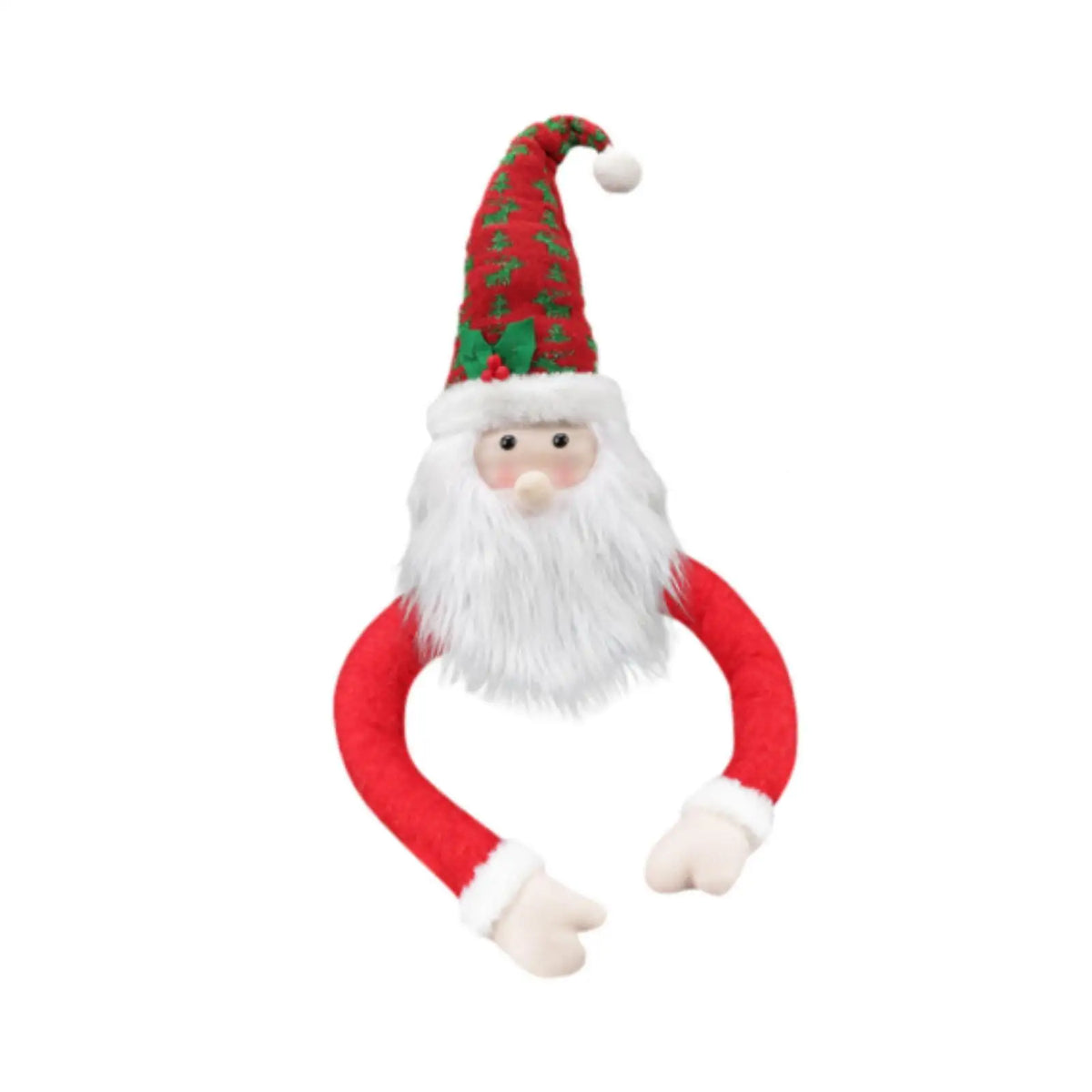 Christmas Tree Topper Doll Decoration Multifunctional Plush Fabirc for Holiday Decor Adorable Stylish Handmade Accessories Quake