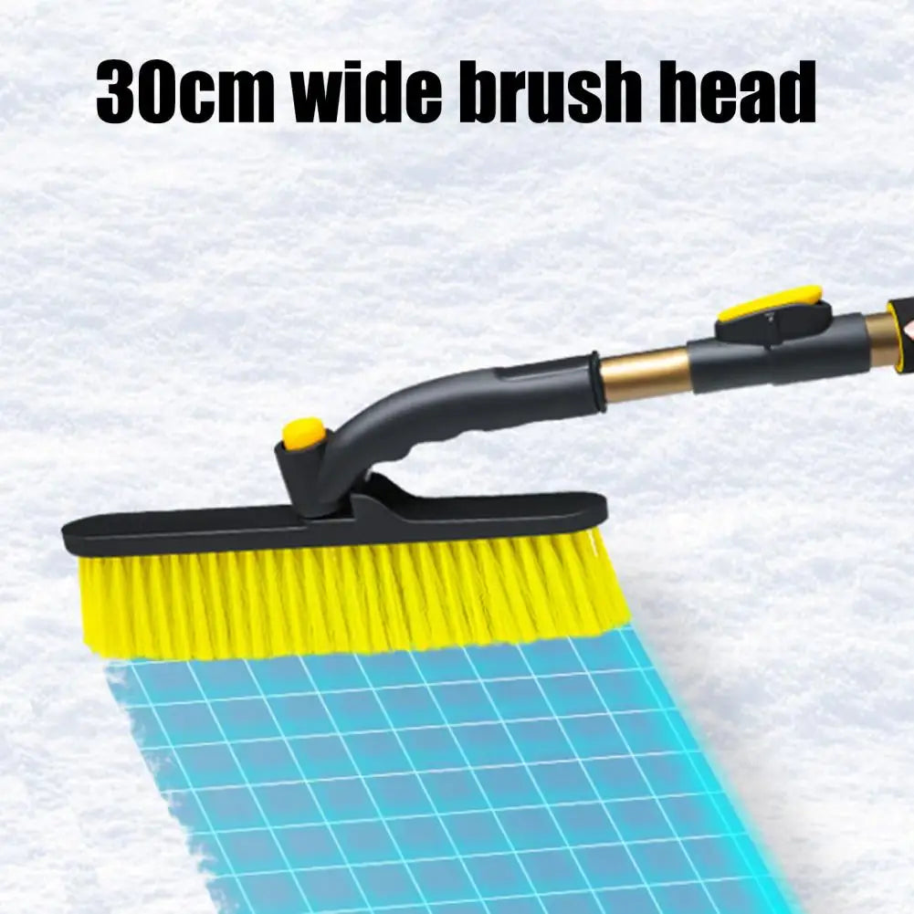 Snow Removal Tool Extendable Car Snow Brush Ice Scraper Heavy-duty Shovel with Eva Grip for Windshield Snow Removal Winter Auto Quake