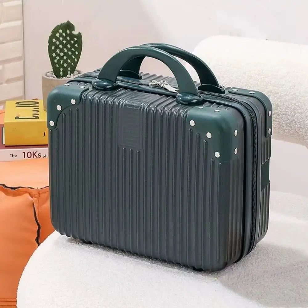 Hot Sales 14 inch Travel Suitcase Mini Travel Makeup Case Organizer Hand Boarding Case For Women Quake 4
