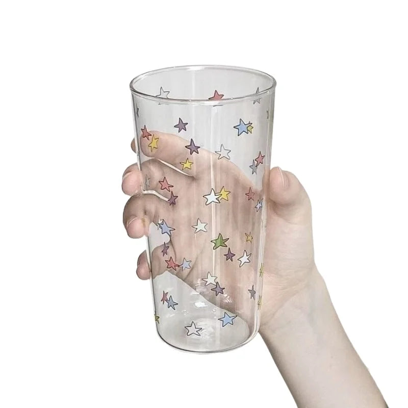 Capacity Water Cup for Household Use Summer Water Cup Fruit Juice Breakfast Milk Daily Use Kitchen Water Supply Quake 1pc 301-400ml