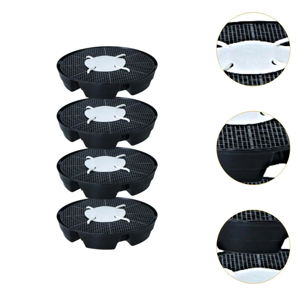 Self Watering Pot Base Set Easy Care Bottom Watering Tray Indoor Plant Stand for Office Flower Pot Quake