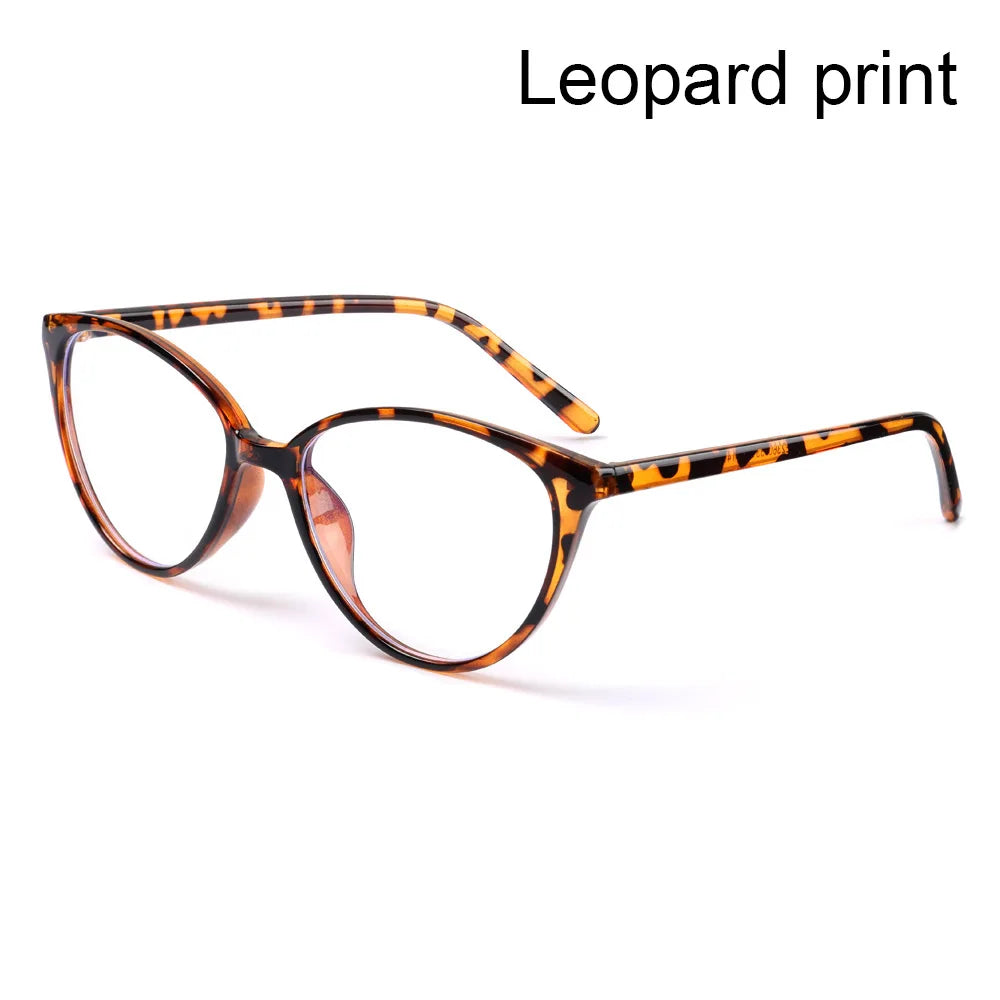 New Anti Blue Light Glasses Computer Goggles Fashion Clear PC Frame Eyeglasses Blue Rays Blocking Eyewear Vision Care Glasses Quake leopard print