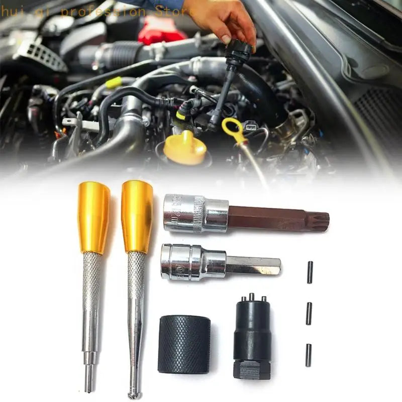 Common Nozzle Disassembly Service Set with Metal Sleeve Rod for Service H8WE Quake