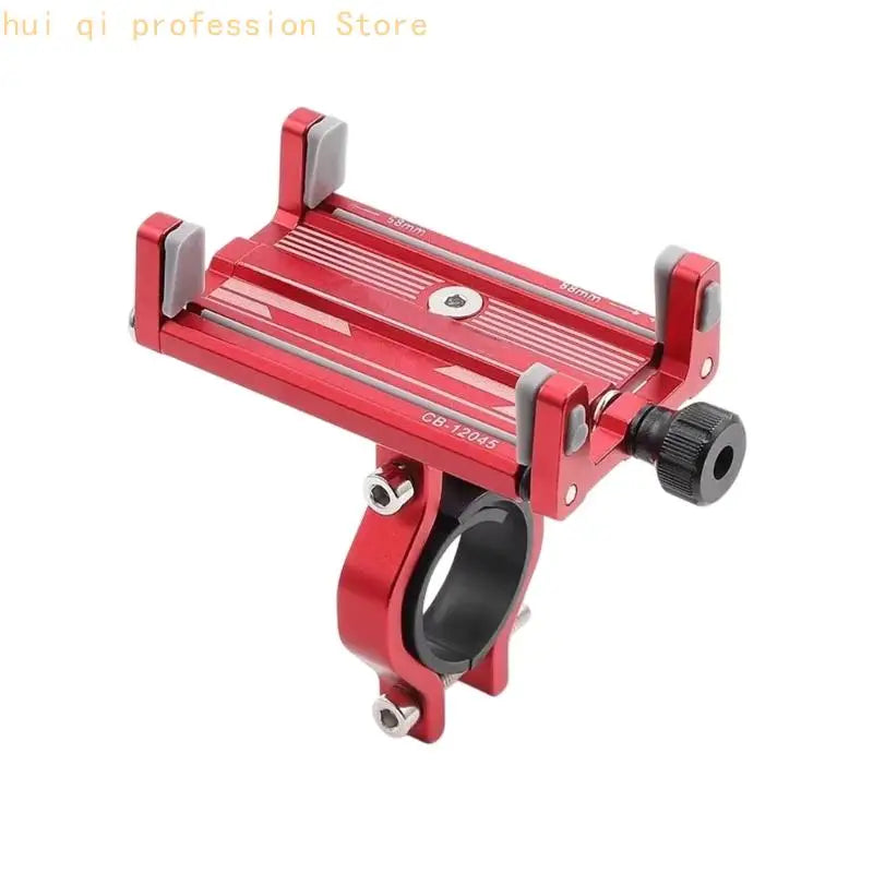 Universal Motorcycles Phones Clip Aluminum Component 58Mm to 88Mm Width Adjustment H8WE Quake Red CN