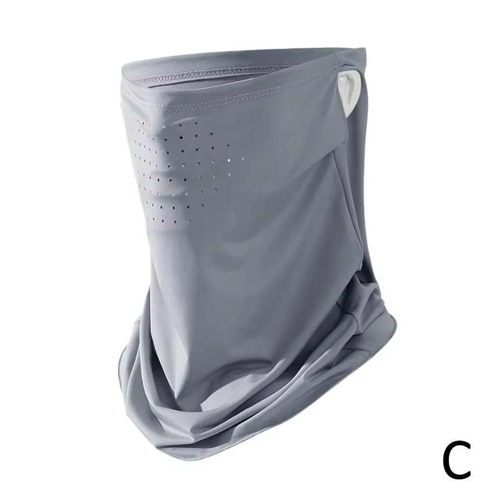 1pc UV Protection Scarf Face Mask for Women - Versatile for Driving, Fishing, and Mountaineering - Sun Protection Quake C