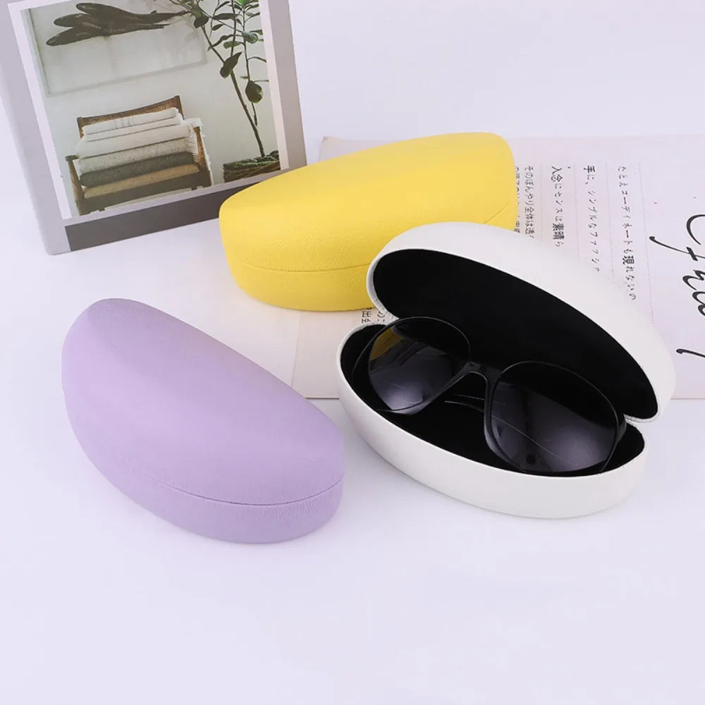 Fashion Men and Women Leather Iron Box Glasses Case Sunglasses Case Sunglasses Box Quake