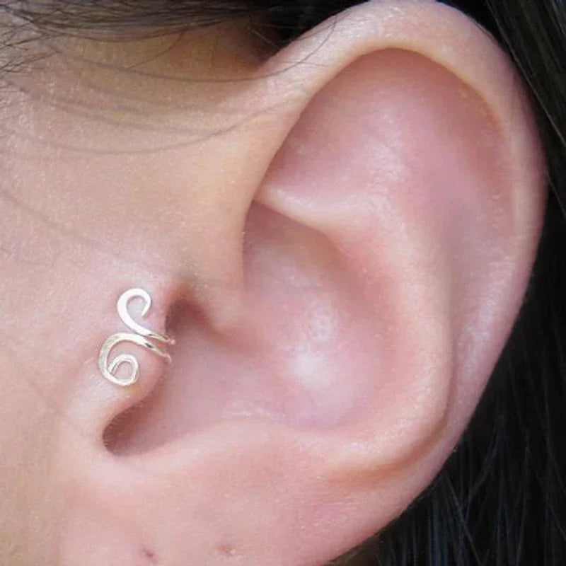 Healthcare Weight Loss Non Piercing Earrings Acupressure Slimming Earrings Slimming Healthy Stimulating Acupoints Gallstone Clip Quake