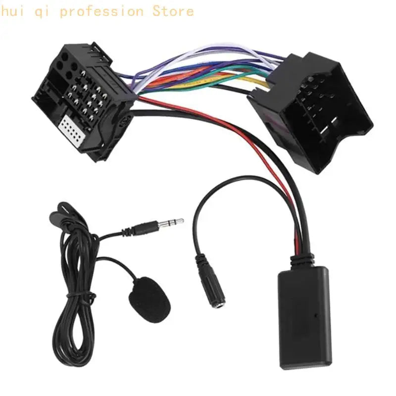 Music Receiver Car Stereo Cable Adapter Microphone for E60 E61 E90 E91 E92 E93 H8WE Quake With microphone CN