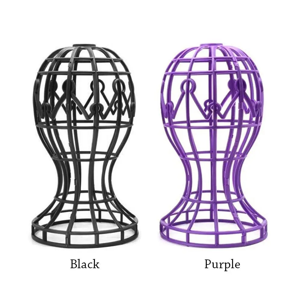 New Holder Foldable Wig Stand Hat Cap Wig Accessories Storage Rack Multi-Purpose Wig Head Stand Quake