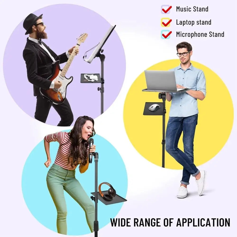 New Universal Microphone Stand Adjustable Clamp Soundcard Tray Tripod Bracket Holder Clamp for Live Streaming Quake