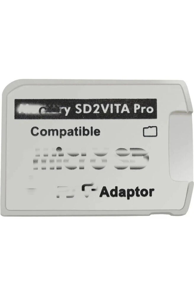Ps vita psvita psv 1000 2000 memory sd2vita pro compatible sd tf card adaptor v7.0 white Quake