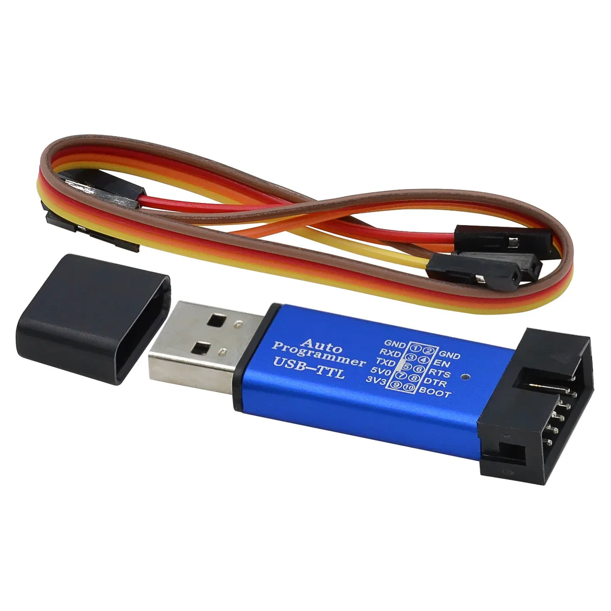 MCU -STC -51 Microcontroller Downloader Auto Programmer -3.3V 5V Universal / Dual Voltage USB to TTL DownLoad Cable Quake
