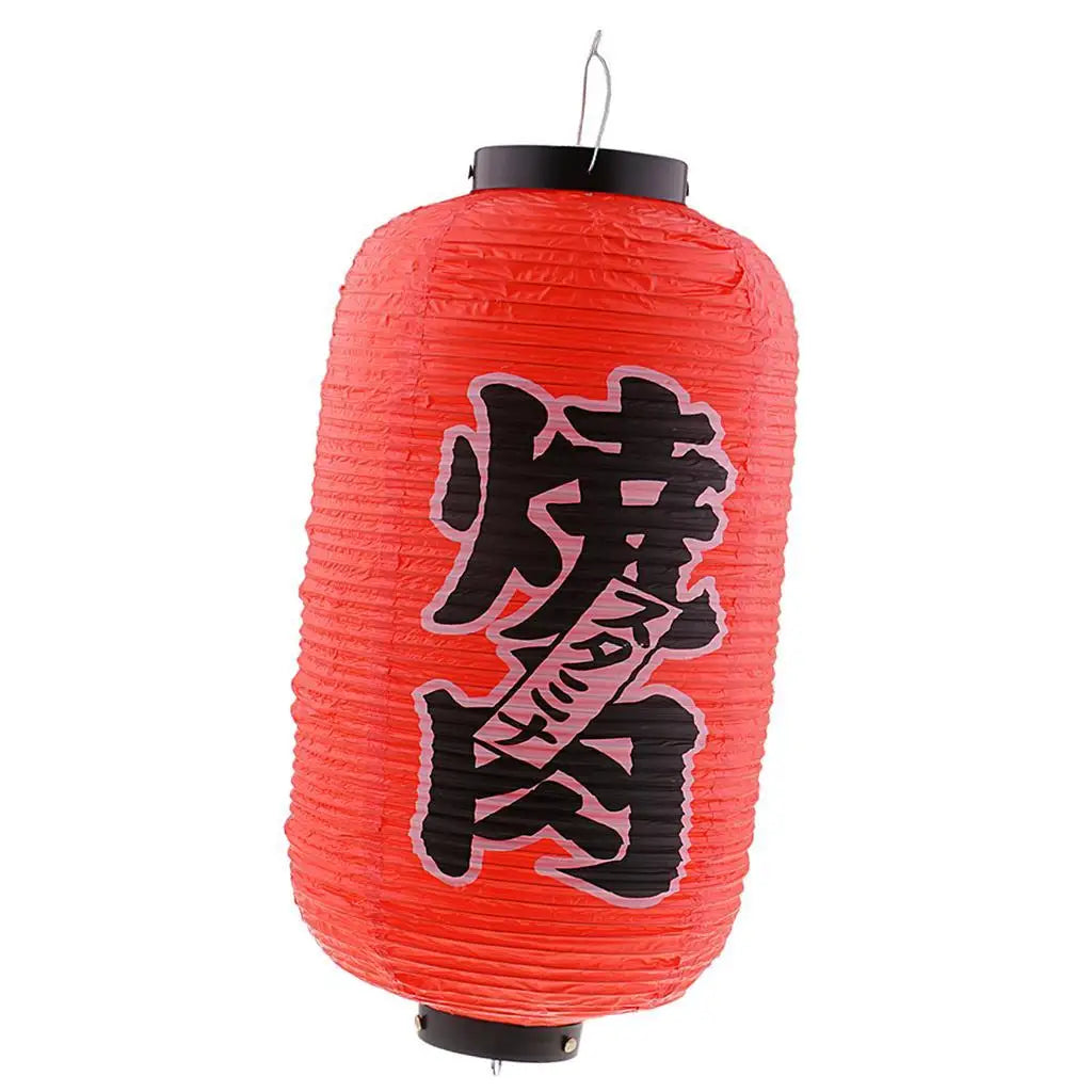 Outdoor Advertising Lantern Traditional Japanese Hanging Chochin PVC Lampshade for Festive Restaurant Use Quake F