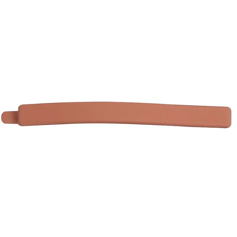 Simple Korean Fashion Hair Side Clip Women Girls Basic Bangs Fixed Hairpin Candy Color Matte Hair Styling Accessories Barrettes Quake