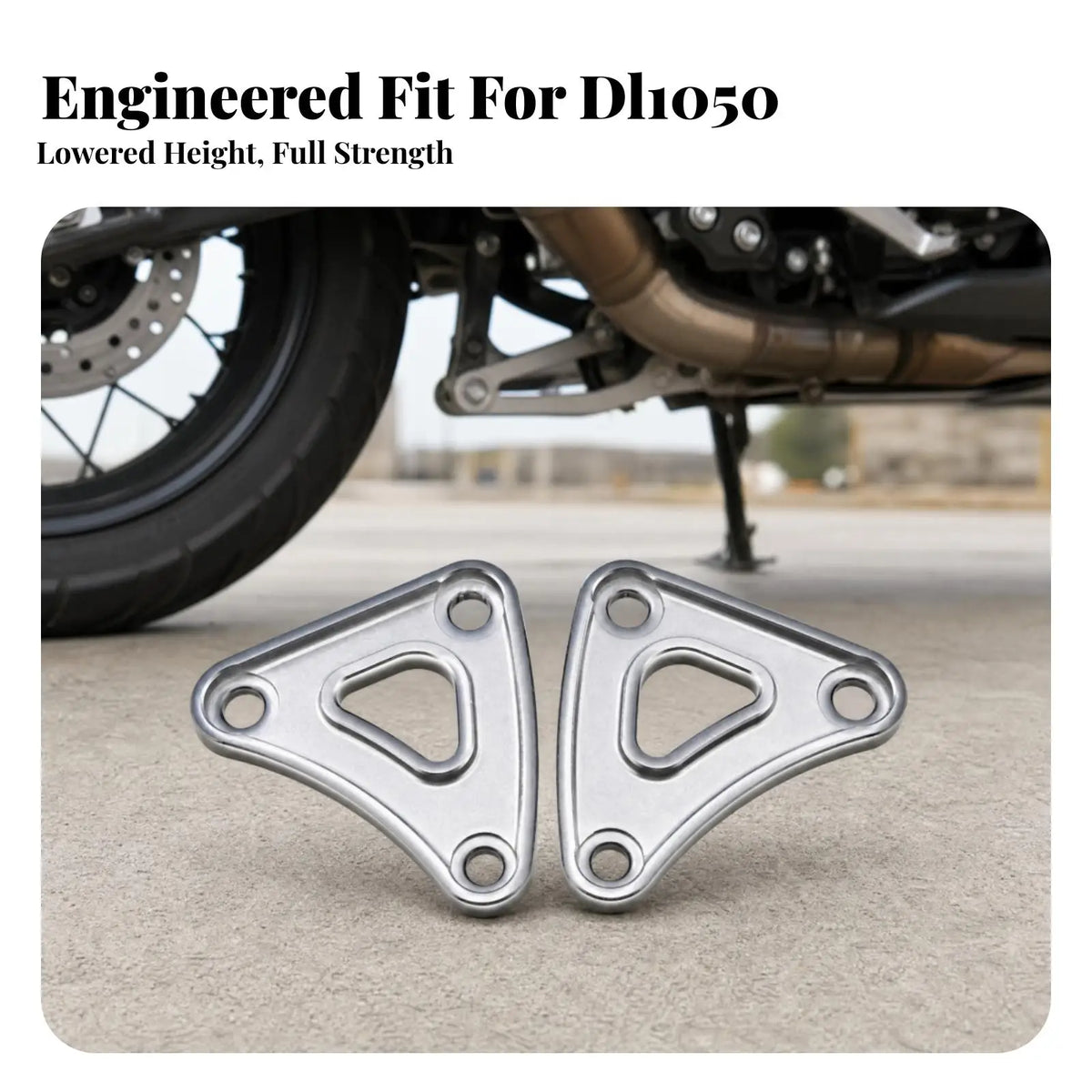 Adventure Bike Lowering Link Plate for Suzuki DL1050 2020-2024 Metal Linkage Reducer Motorcycle Ride Height Adjustment Dog Bone Quake