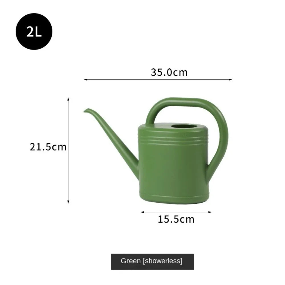 1L/2L Watering Can Pot Long Mouth Garden Plants Plants Sprinkler Large Capacity Plastic Flower Spray Water Kettle Watering Tool Quake