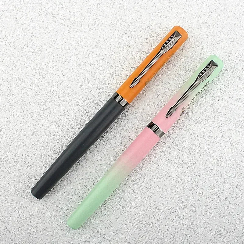 Luxury Quality 2056 Metal Fountain Pen Financial Office Student School Supplies Stationery Ink Pens Quake 2057-2 0.7MM