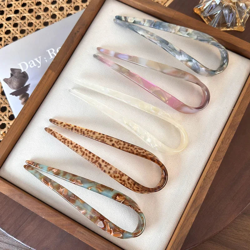 Hair Stick for Women Girls Retro Elegant Chinese Style Hair Styling Accessories Hairpins Barrettes Headdress Headwear Quake
