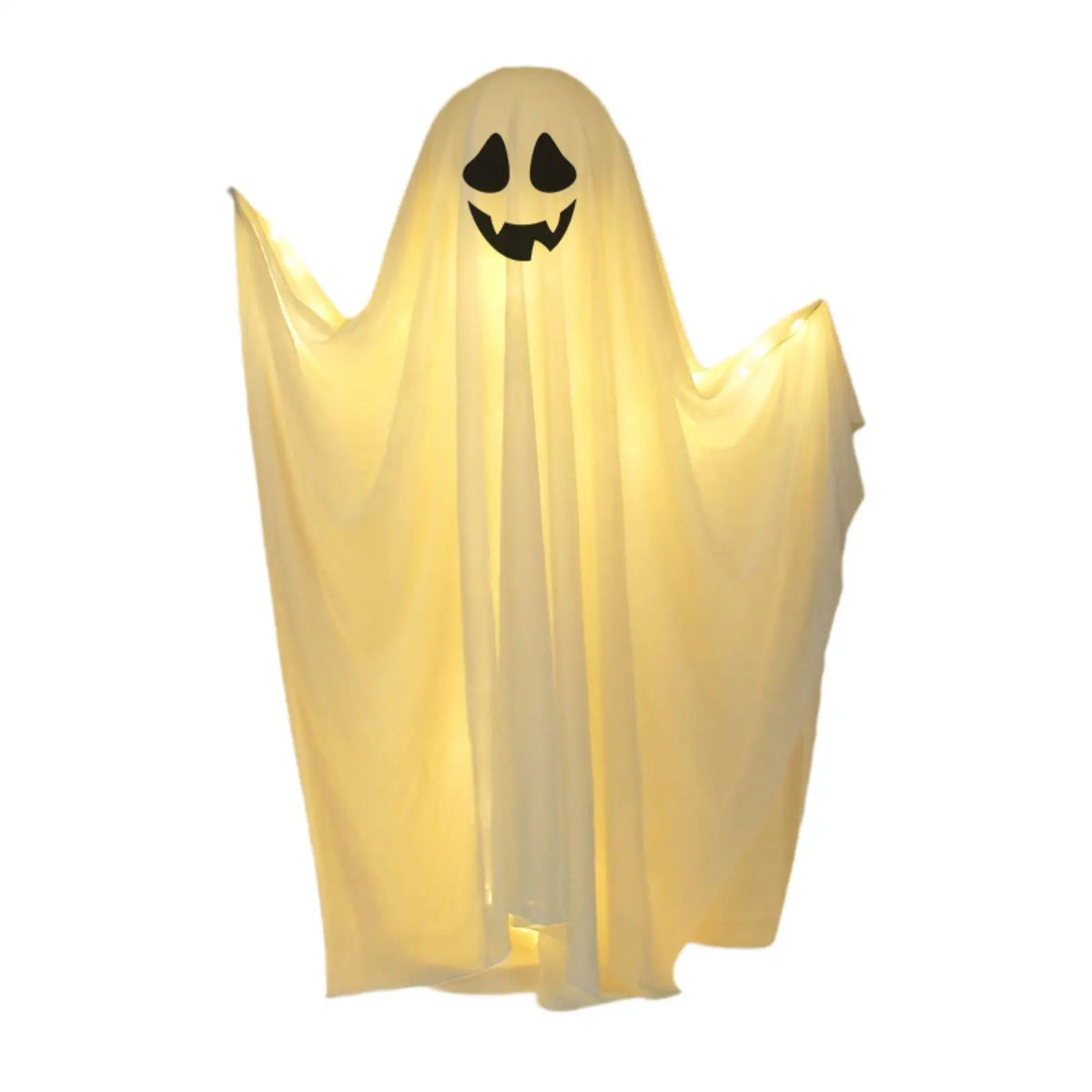 Halloween Decorations Outdoor Theme Park Layout Indoor Ornament with String Light Party Decoration for Porch Yard Garden Home Quake Smiling 85cm