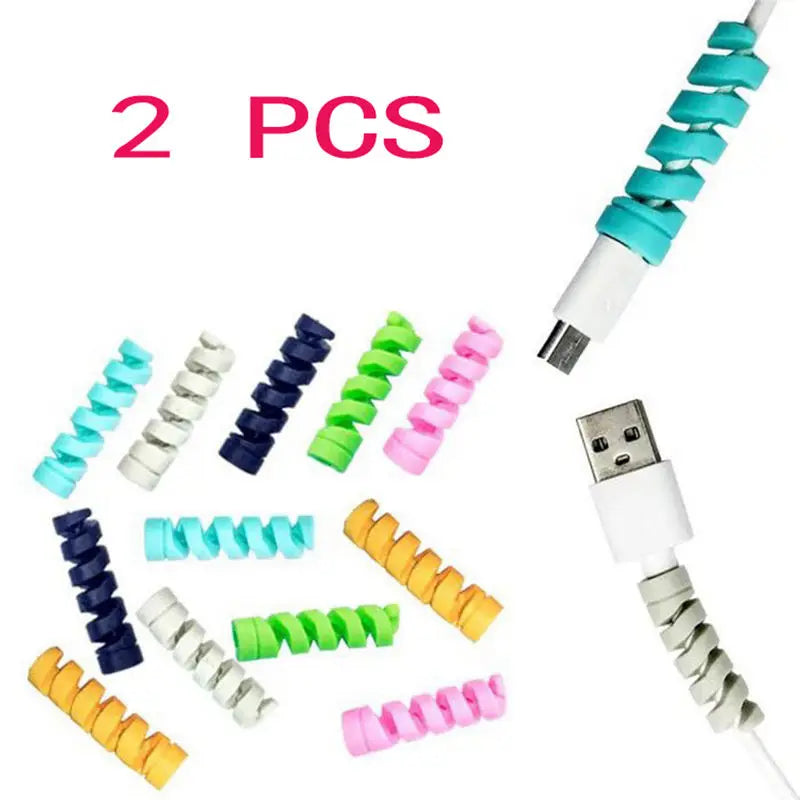 vvocci Cord Protective Charging Data Cable USB Charger ProtectorFor Mouse Earphone Sleeve Holder Ties Management Wire Organize Quake