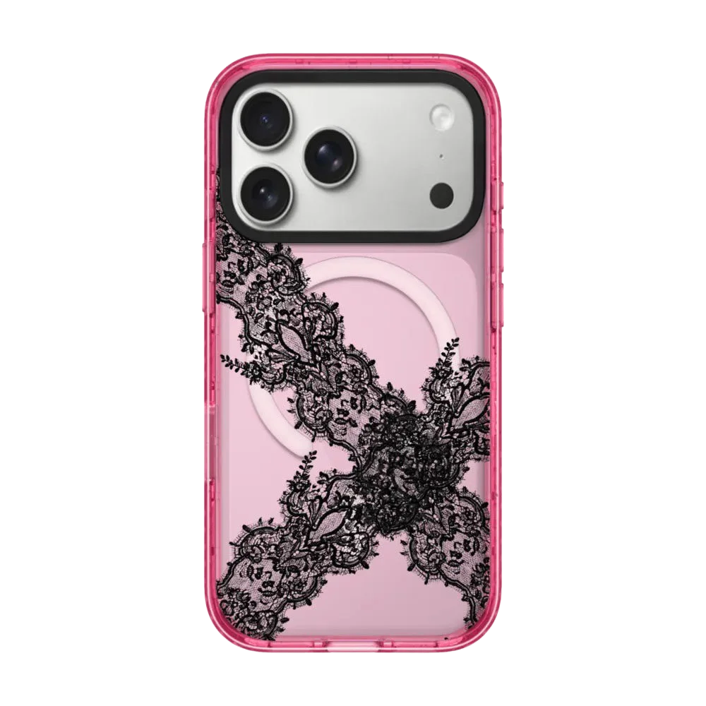 6090854 Pink Border Magnetic Case: Compatible with IPhone 18 17 16 15 14 13 Pro Max 18Pro Quake
