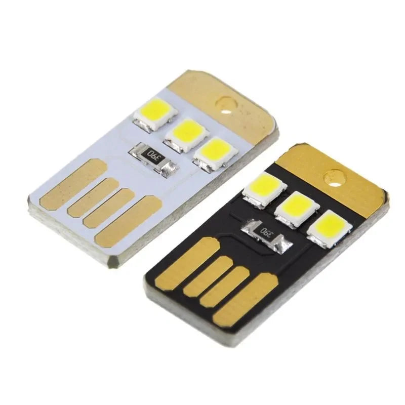 5pcs USB Keyboard Mini Super Bright Light Notebook Computer Mobile Power Supply Chip LED Nightlight Quake