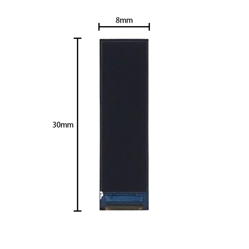 1pcs 0.99 inch TFT HD LCD screen resolution 40X160 IPS full-view GC9D01 driver Quake