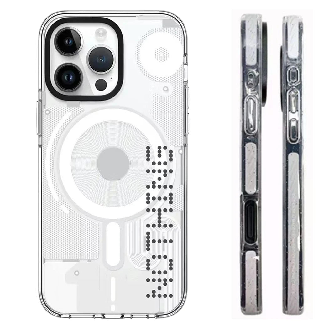 6092095 Impact Black / White Border Magnetic Case: Compatible with IPhone 18 17 16 15 14 13 Pro Max 18Pro Quake white (no magsafe) iPhone 13 Pro
