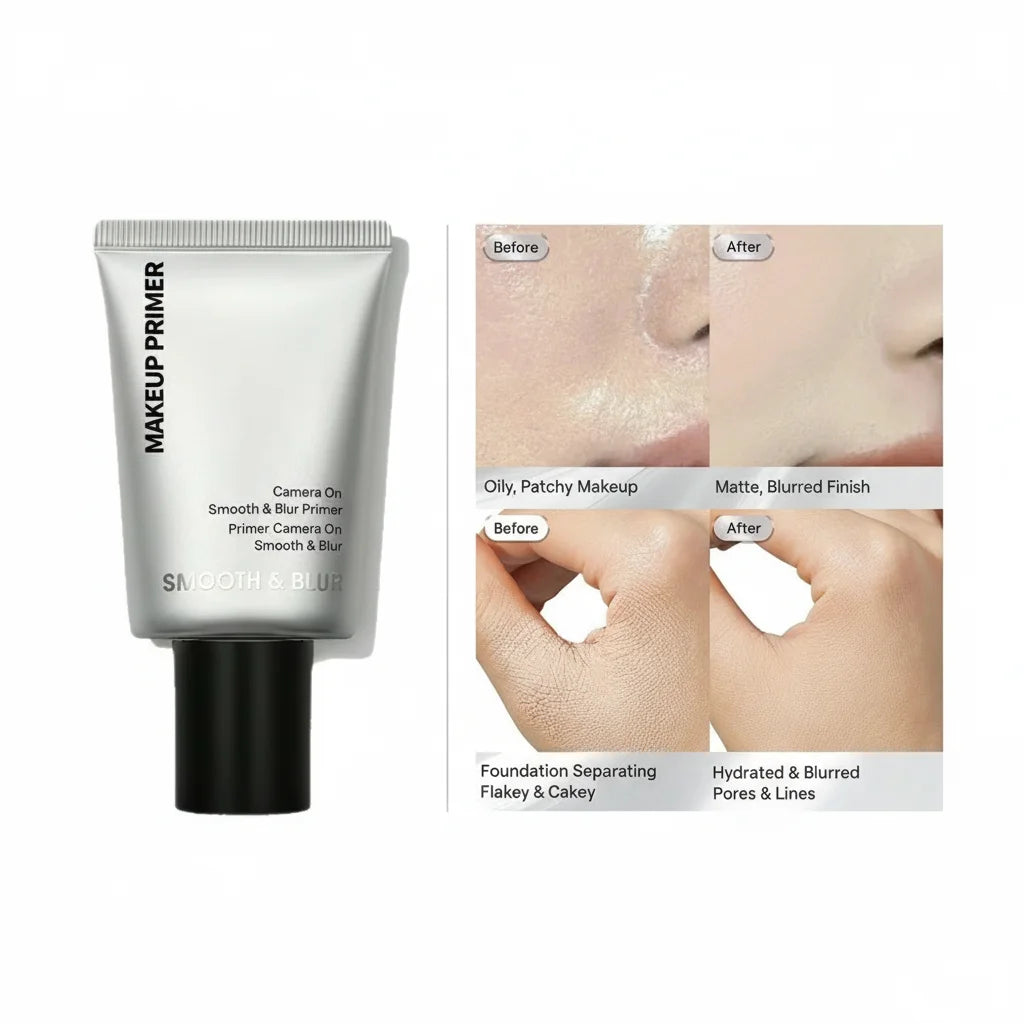 New Hydrating Makeup Primer Matte Smoothing Fine Lines Makeup Base Cream Transparent Texture Long-lasting Blurring Face Primer Quake