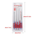 4Pcs/set Transparent Blue Handle Screwdriver Slotted Cross Manual Screw Driver Household Maintenance Repair Hand Tool Kit Quake 1Set