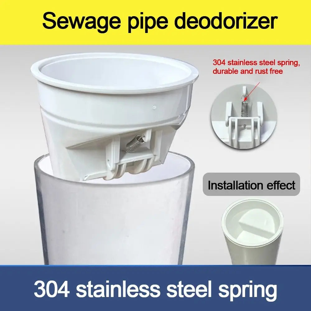 Anti-leak Toilet Flange Ring Floor Outlet Odor-resistant Drain Pipe Cover Automatic Closing Replacement Toilet Repairing Parts Quake