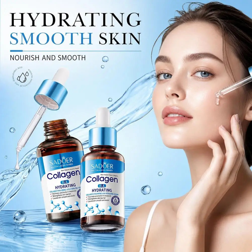 1/2/3/5pcs SADOER Collagen Face Serum skincare Facial Essence Liquid Anti-aging Moisturizing Nourishing Facial Serum Skin Care Quake