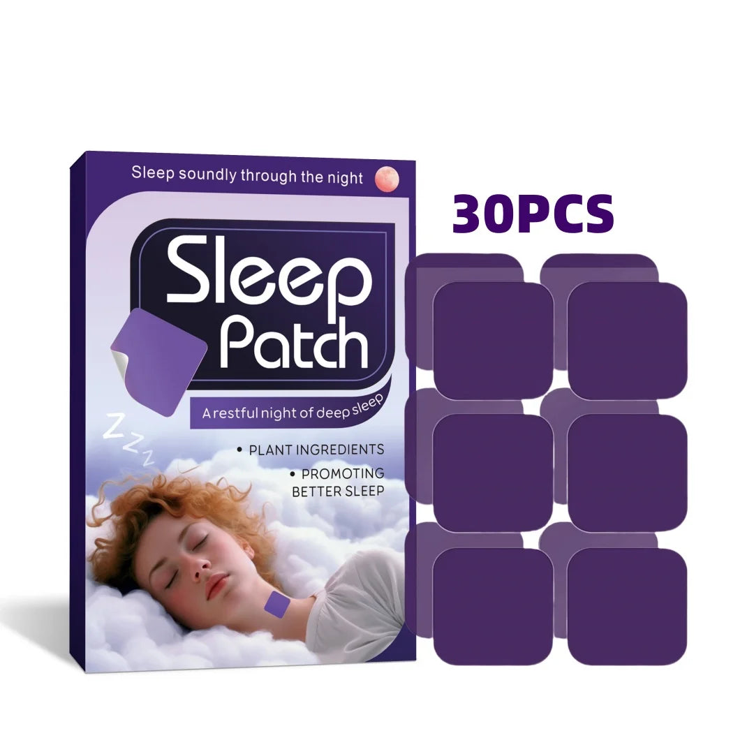 30PCS Sleep Patch Nighttime Wellness Patch Plant-Inspired Comfortable Night Patch for Bedtime Routine Travel Home Quake 30pcs
