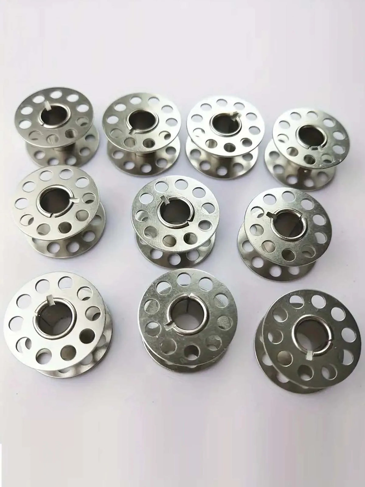 5/12/24PCS Durable Metal Construction for Brother Sewing Machine, Essential Sewing Craft Stainless Sewing Machine Bobbins Steel Quake