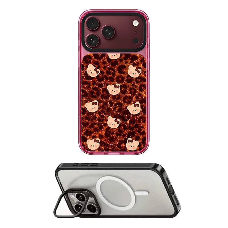 6092067 Impact Case - Mirror / Glaze Magnetic Cover: Compatible with IPhone 18 17 Pro Max 18Pro Quake stand (MagSafe) 5 for iPhone 18 Pro