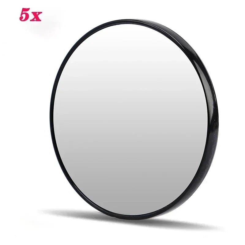 8.8CM 5X/10X/15X Magnifying Mirror Suction Cup Women Beauty Makeup Cosmetic Shower Home Magnification Glass Quake 5X