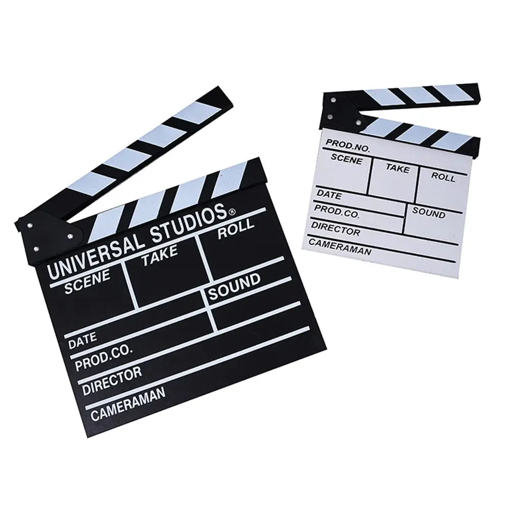 30 x 27cm Vlog Recording Director Photography Prop TV Movie Video Scene Clapperboard Clapboard Quake
