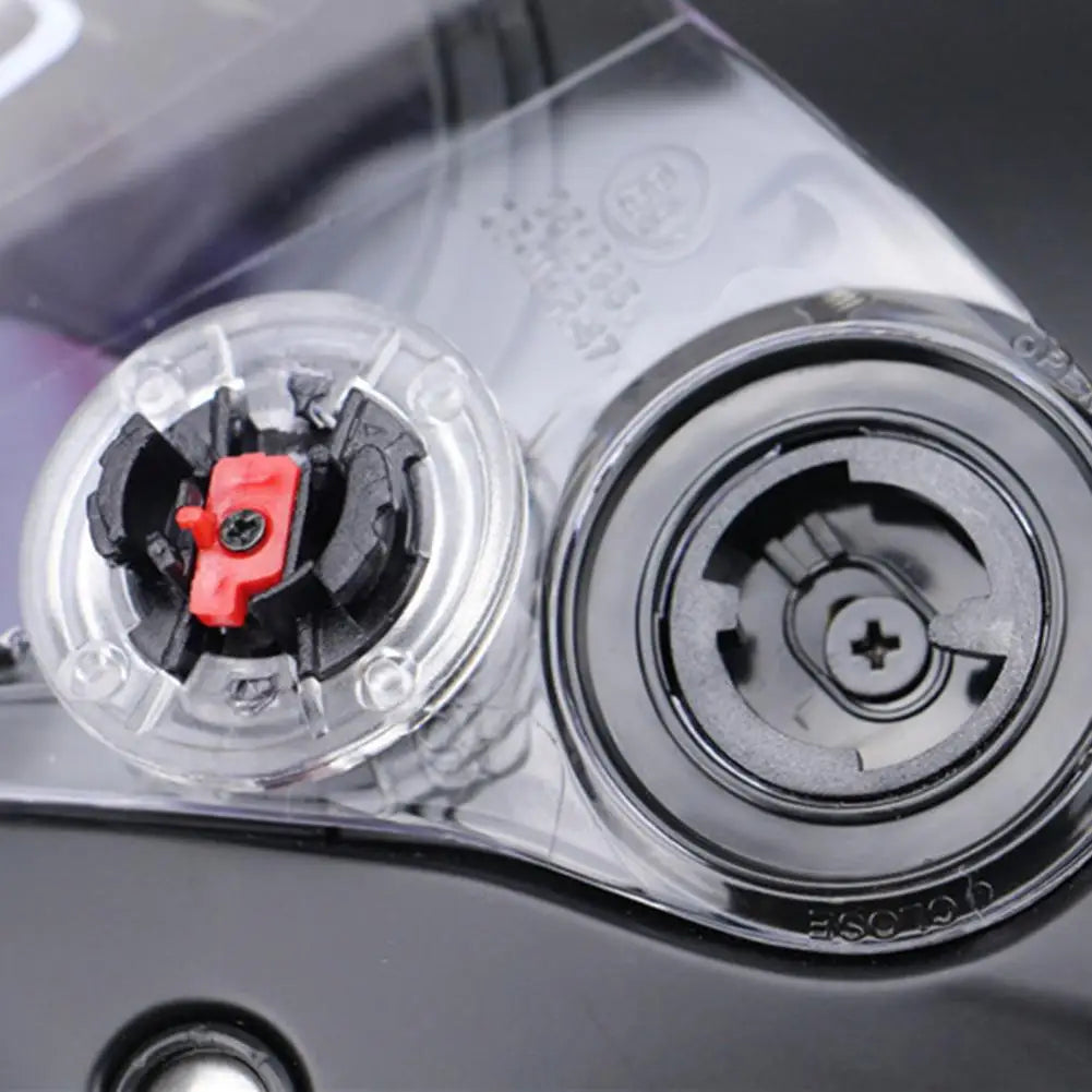 1 Pair Fashion Helmet Visor Clip Easy Installation Sturdy Helmet Visor Screws Wear Resistant Helmet Lens Buckle Quake