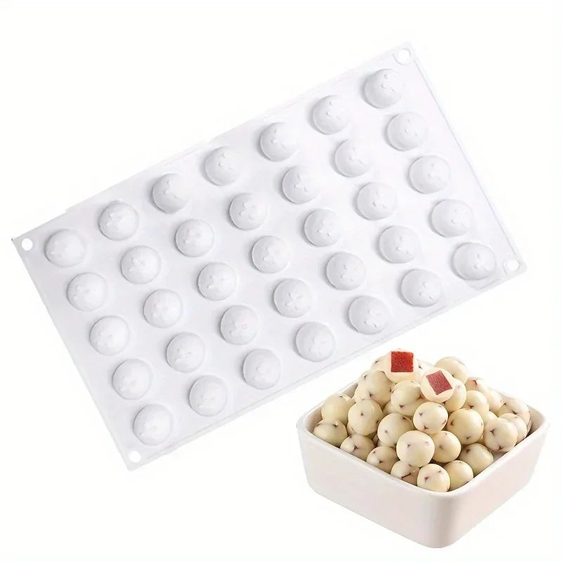 Silicone Egg Custard Filling Mold Dumpling Cake Decoration Tool Chocolate Ice Cubes Mousse Dessert Mold Quake
