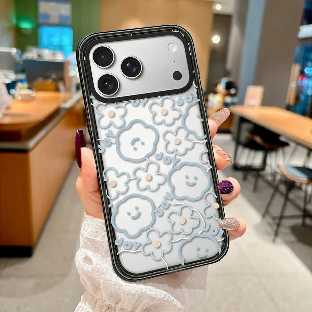 6082521 Impact Black Border Magnetic Phone Case Cover for IPhone 12 13 14 15 16 17 18 Pro Max Case Quake