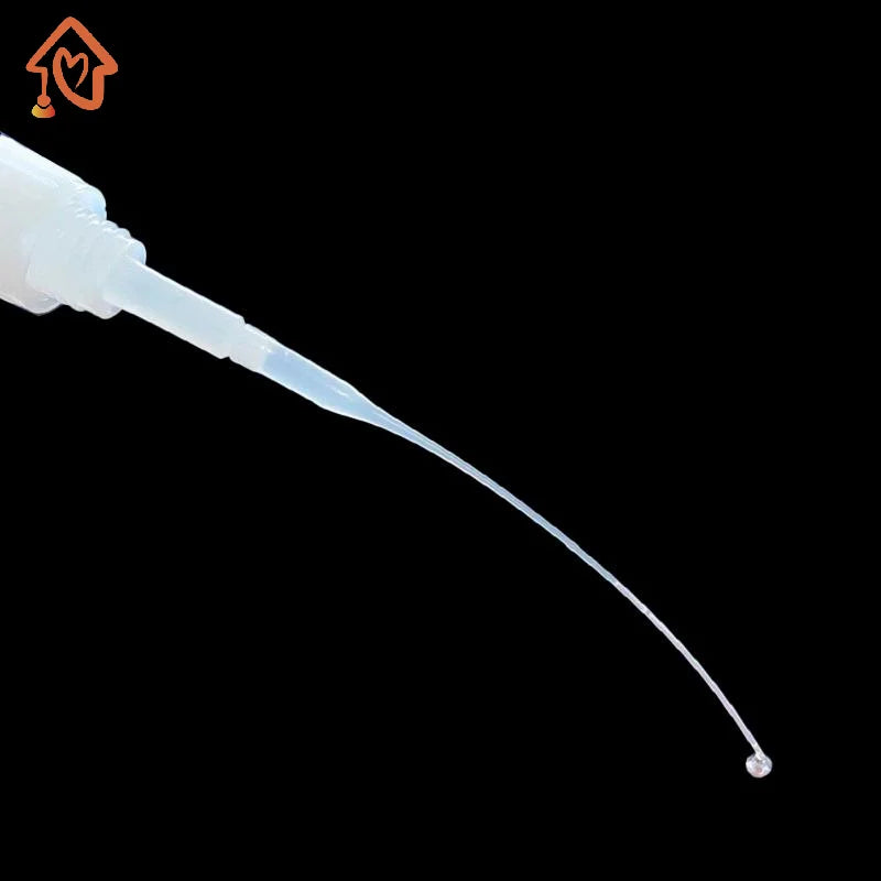 100pcs/lot 7cm Glue Tips Plastic Glue Micro-Tips Glue Extender Precision CA Glue Applicator Quake
