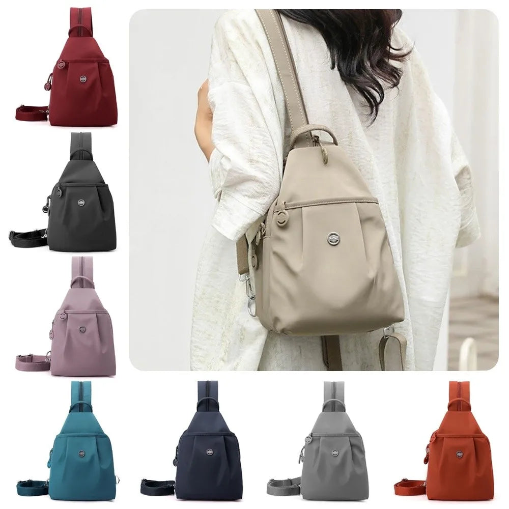 Fashion Oxford Fabric Backpack Large Capacity Multi Layer Travel Bag Multi-purpose Waterproof Shoulder Bag Outdoor Hiking Quake