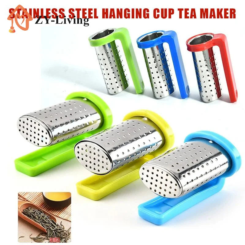 Tea Infusers Strainers Sieve Stainless Steel Infusers Teaware Tea Leaf Filter Diffuser Infusor For Daily Loose Leaf Tea Brewing Quake